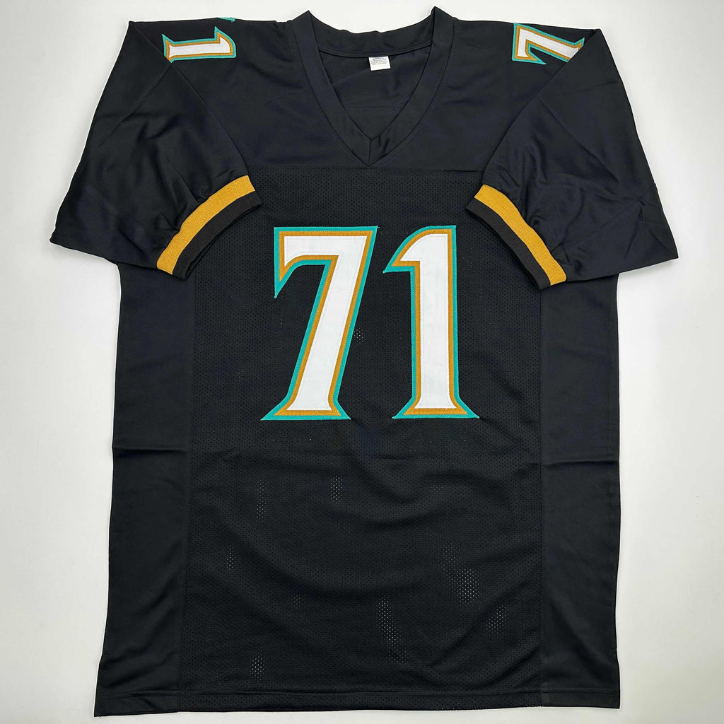 autographed-signed-tony-boselli-hof-22-jacksonville-black-football-jersey-beckett-bas-coa