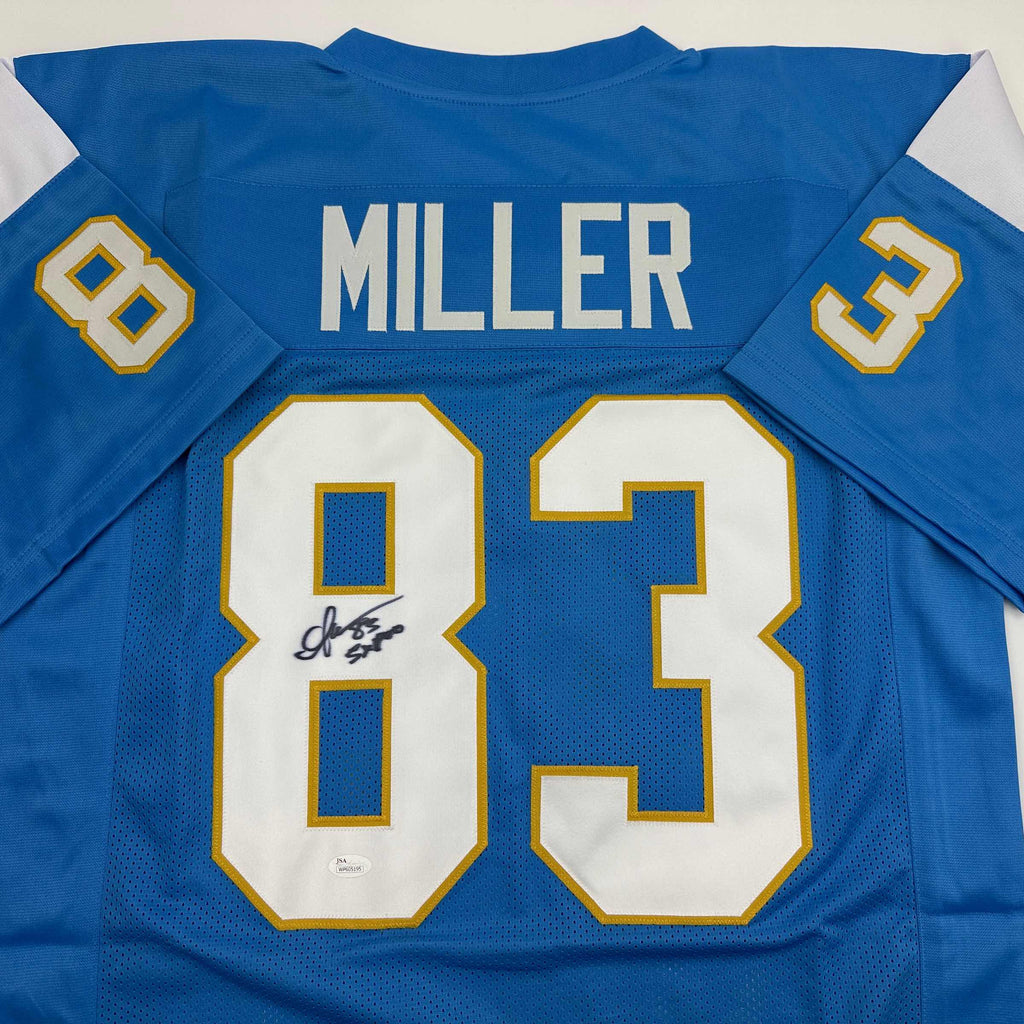 autographed-signed-anthony-miller-san-diego-los-angeles-la-powder-blue-football-jersey-jsa-coa