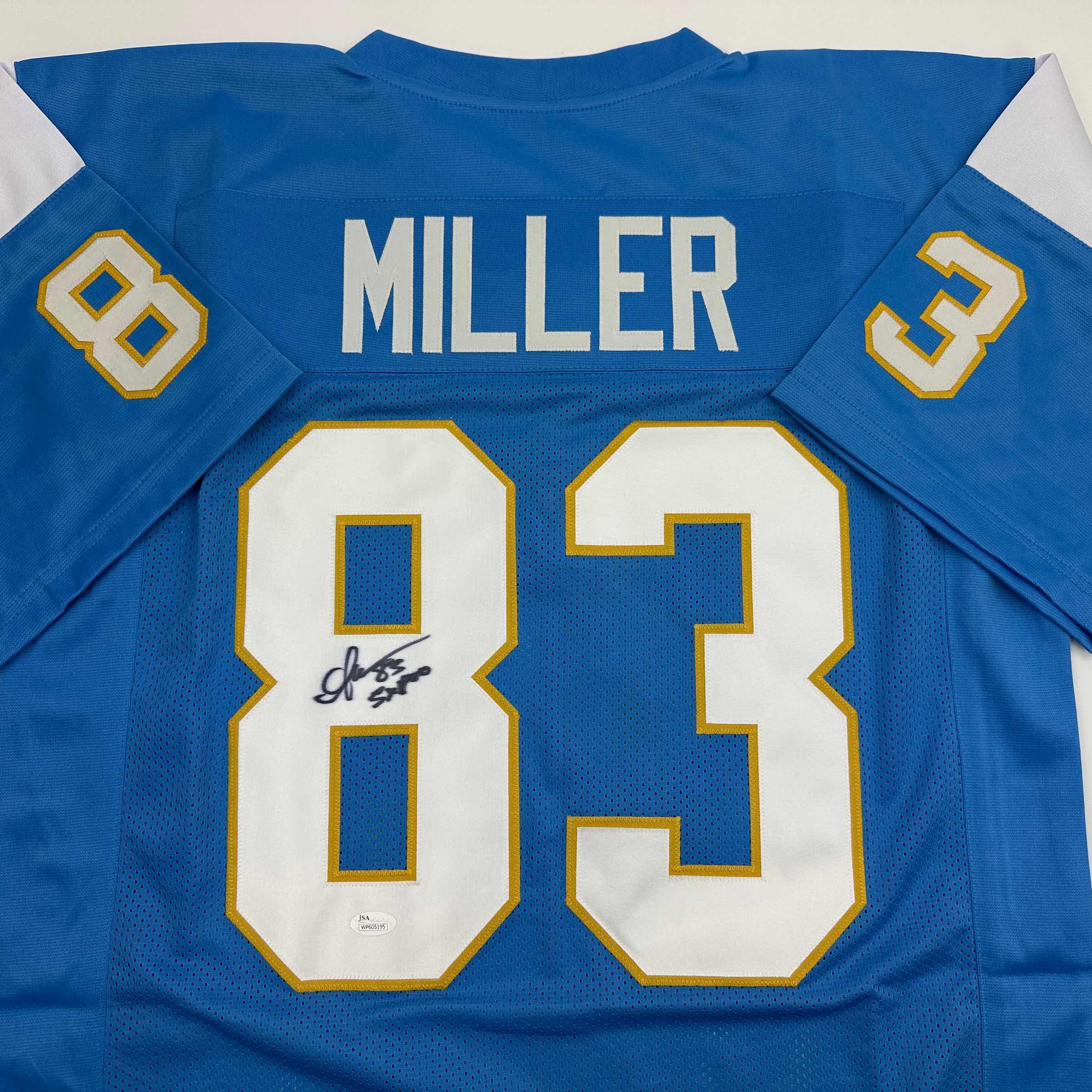 autographed-signed-anthony-miller-san-diego-los-angeles-la-powder-blue-football-jersey-jsa-coa