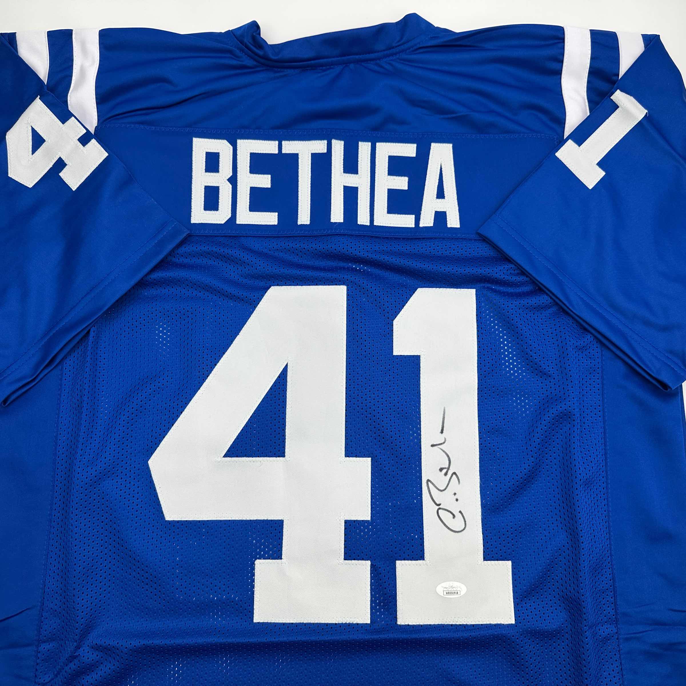 autographed-signed-antoine-bethea-indianapolis-blue-football-jersey-jsa-coa