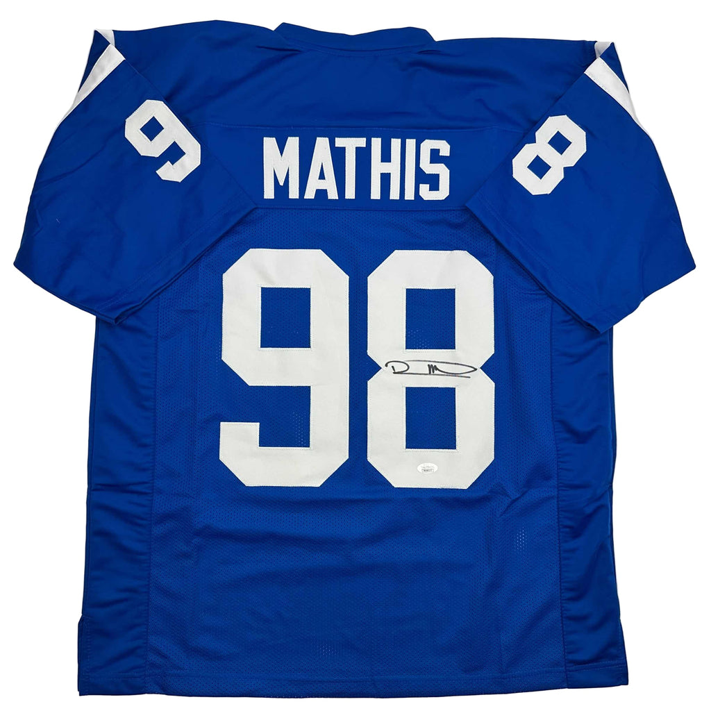 autographed-signed-robert-mathis-indianapolis-blue-football-jersey-jsa-coa