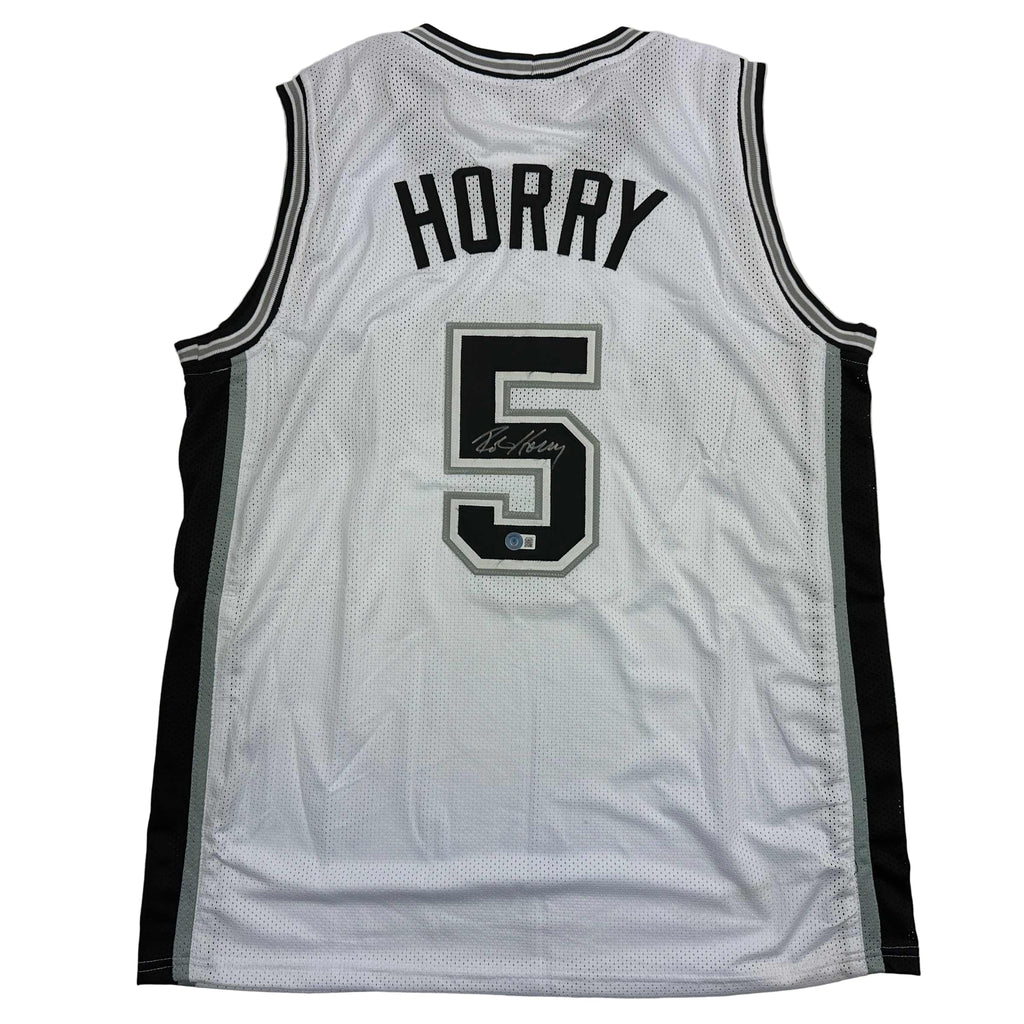 autographed-signed-robert-horry-san-antonio-white-basketball-jersey-beckett-bas-coa
