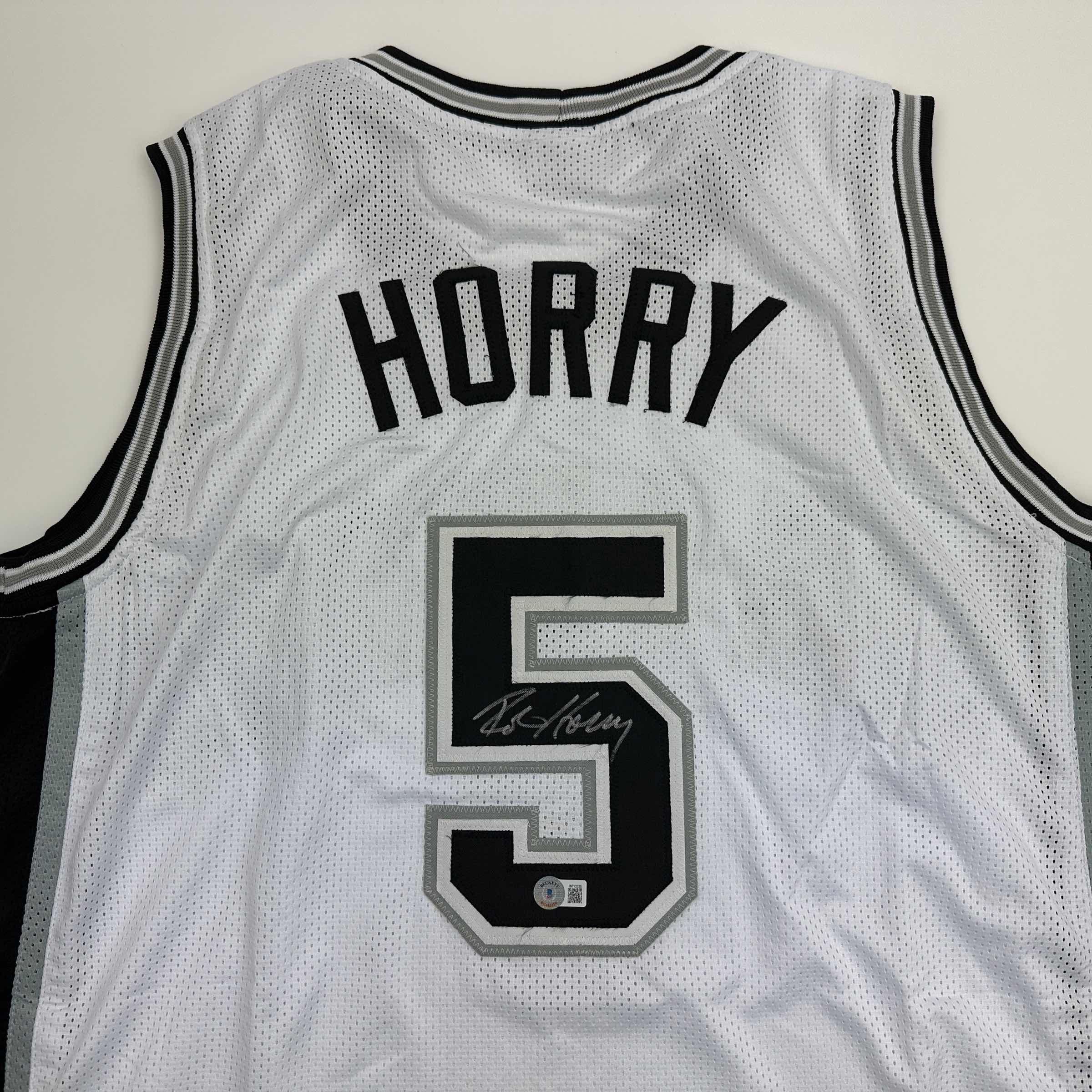 autographed-signed-robert-horry-san-antonio-white-basketball-jersey-beckett-bas-coa