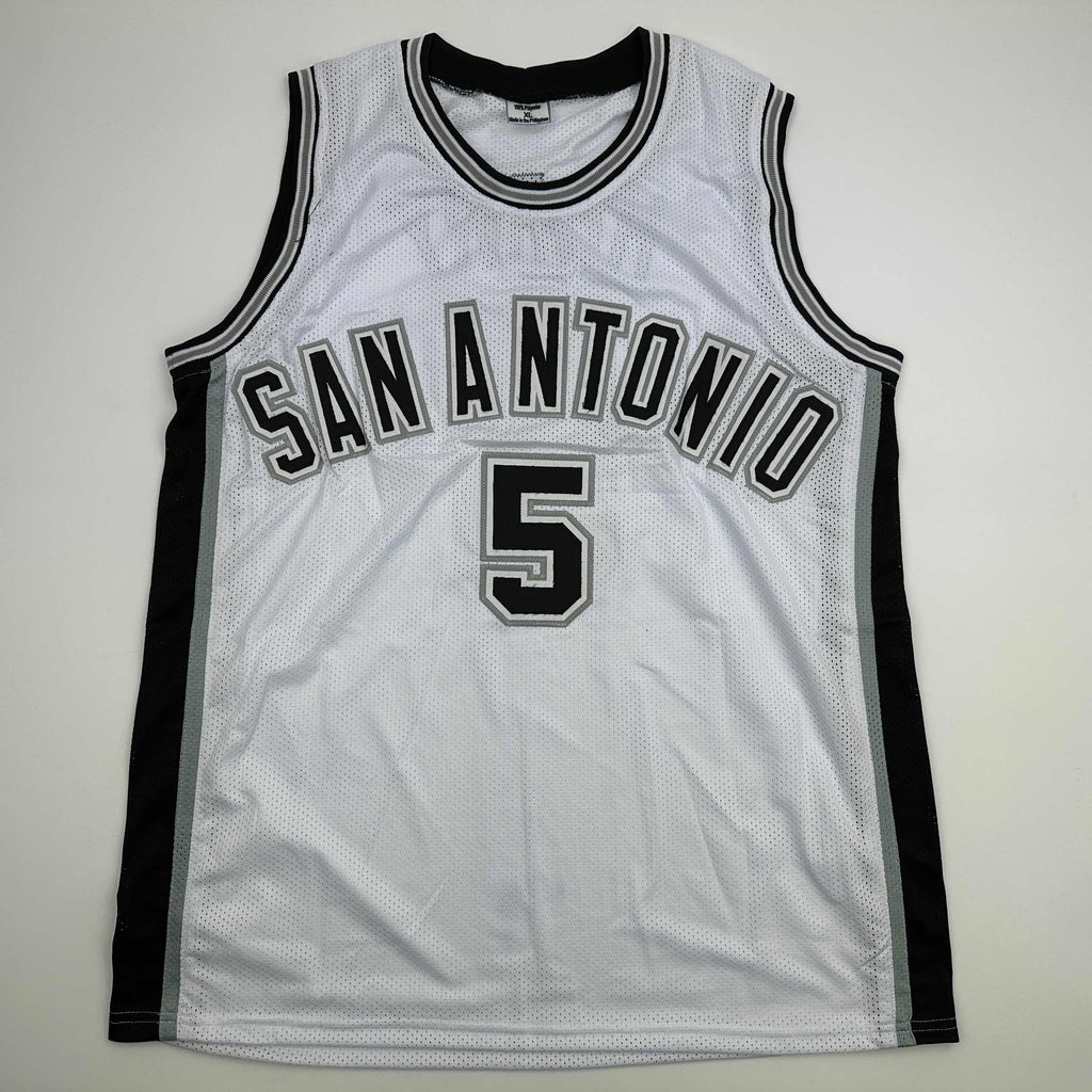 autographed-signed-robert-horry-san-antonio-white-basketball-jersey-beckett-bas-coa