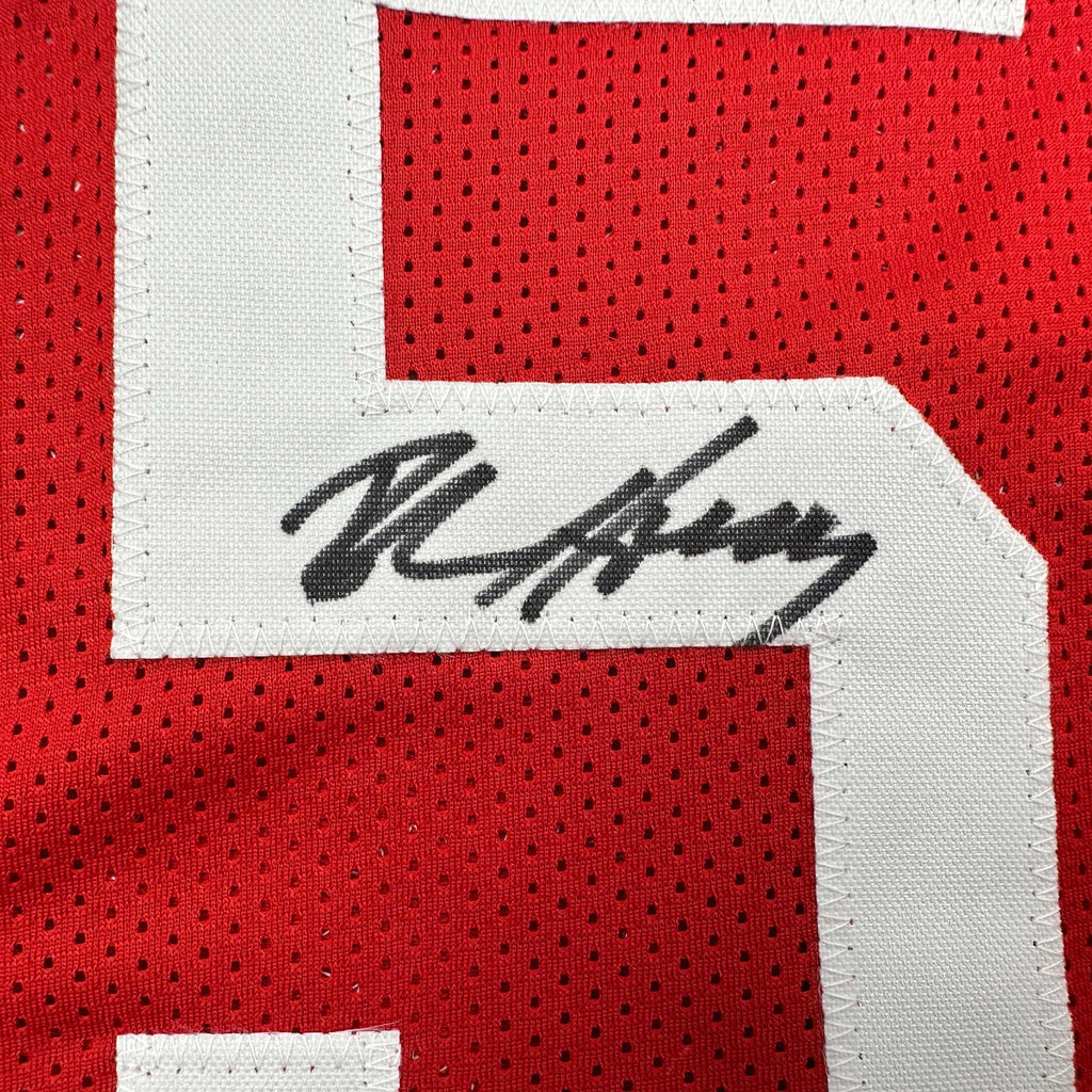 autographed-signed-robert-horry-houston-red-basketball-jersey-beckett-bas-coa