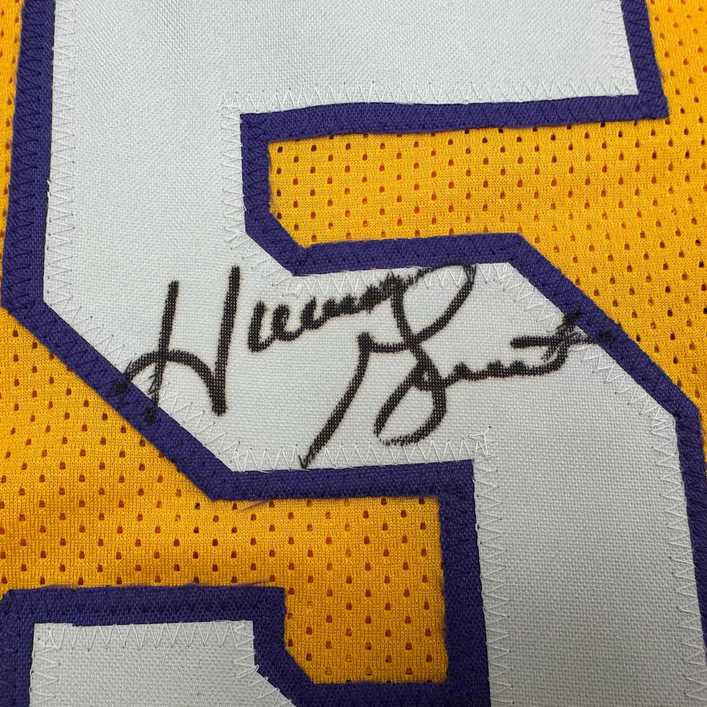autographed-signed-horace-grant-los-angeles-yellow-basketball-jersey-jsa-coa