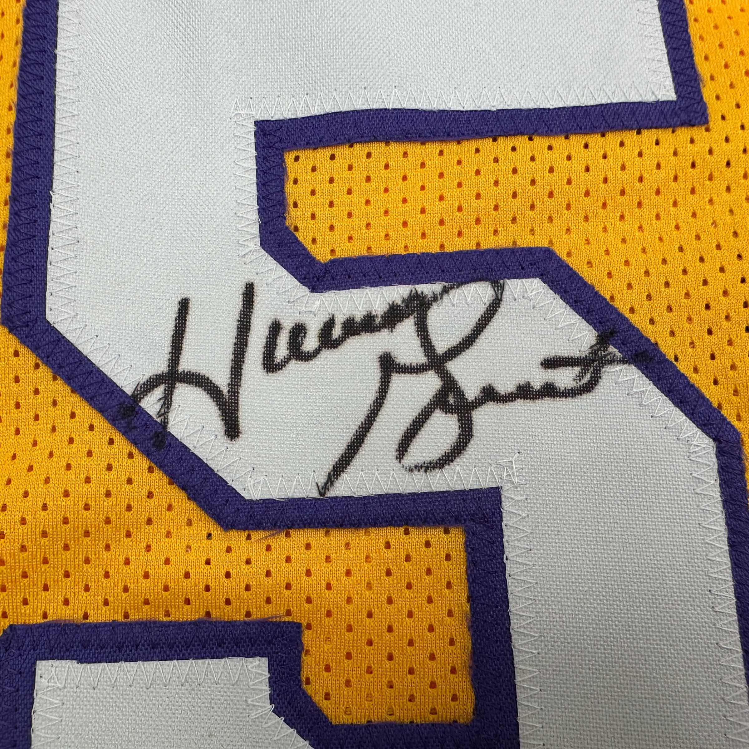 autographed-signed-horace-grant-los-angeles-yellow-basketball-jersey-jsa-coa