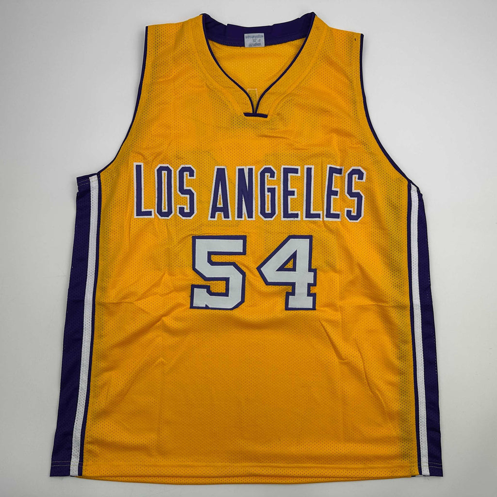 autographed-signed-horace-grant-los-angeles-yellow-basketball-jersey-jsa-coa