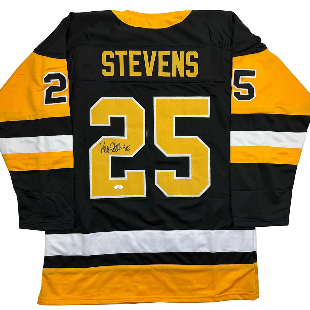autographed-signed-kevin-stevens-pittsburgh-black-hockey-jersey-jsa-coa