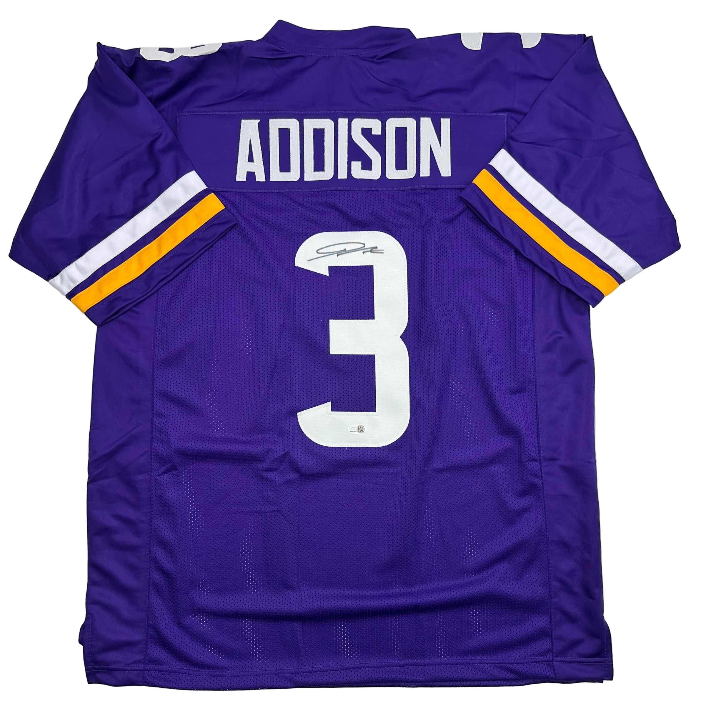 autographed-signed-jordan-addison-minnesota-purple-football-jersey-jsa-coa