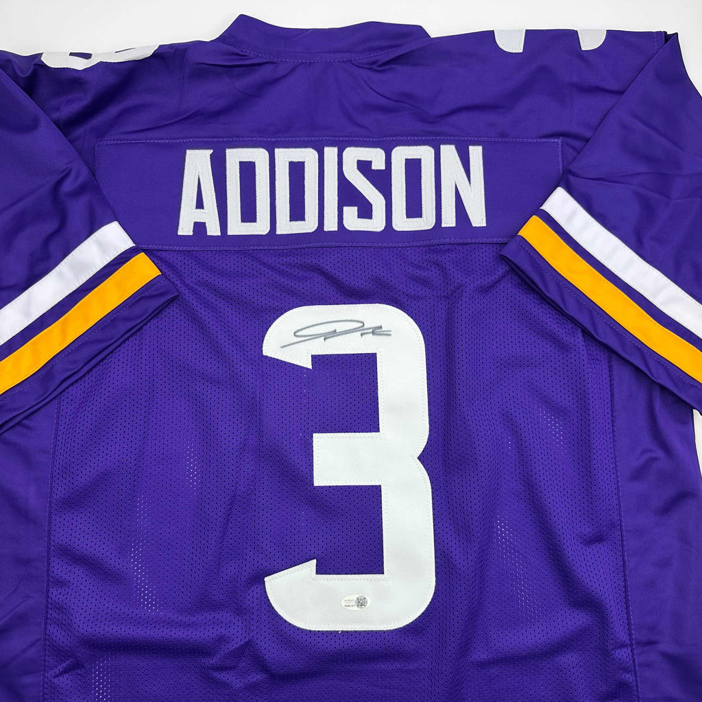 autographed-signed-jordan-addison-minnesota-purple-football-jersey-jsa-coa