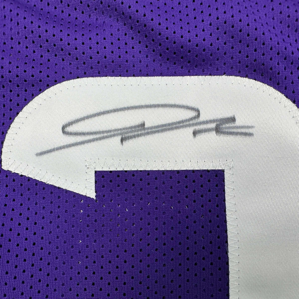 autographed-signed-jordan-addison-minnesota-purple-football-jersey-jsa-coa