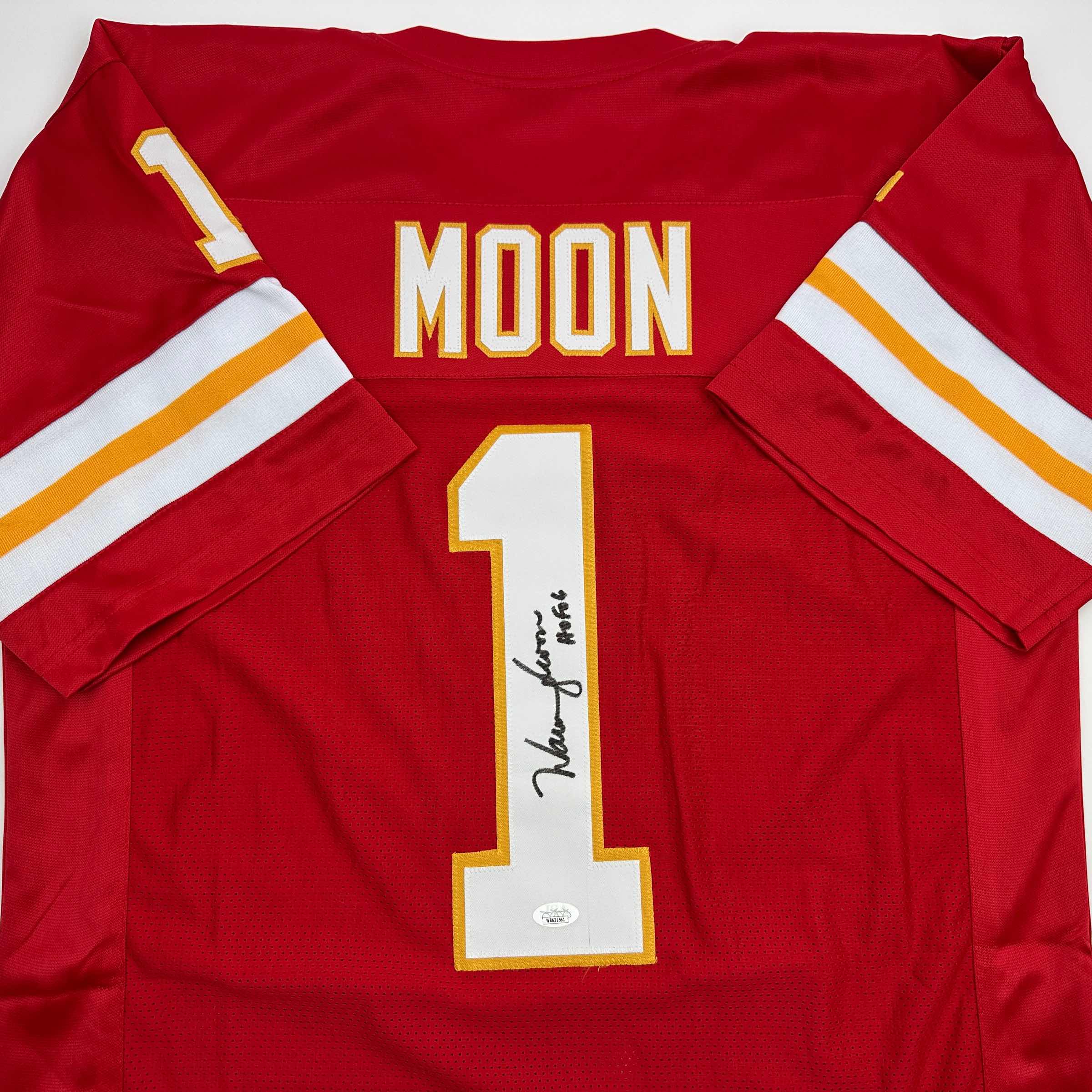 autographed-signed-warren-moon-hof-06-kansas-city-red-football-jersey-jsa-coa