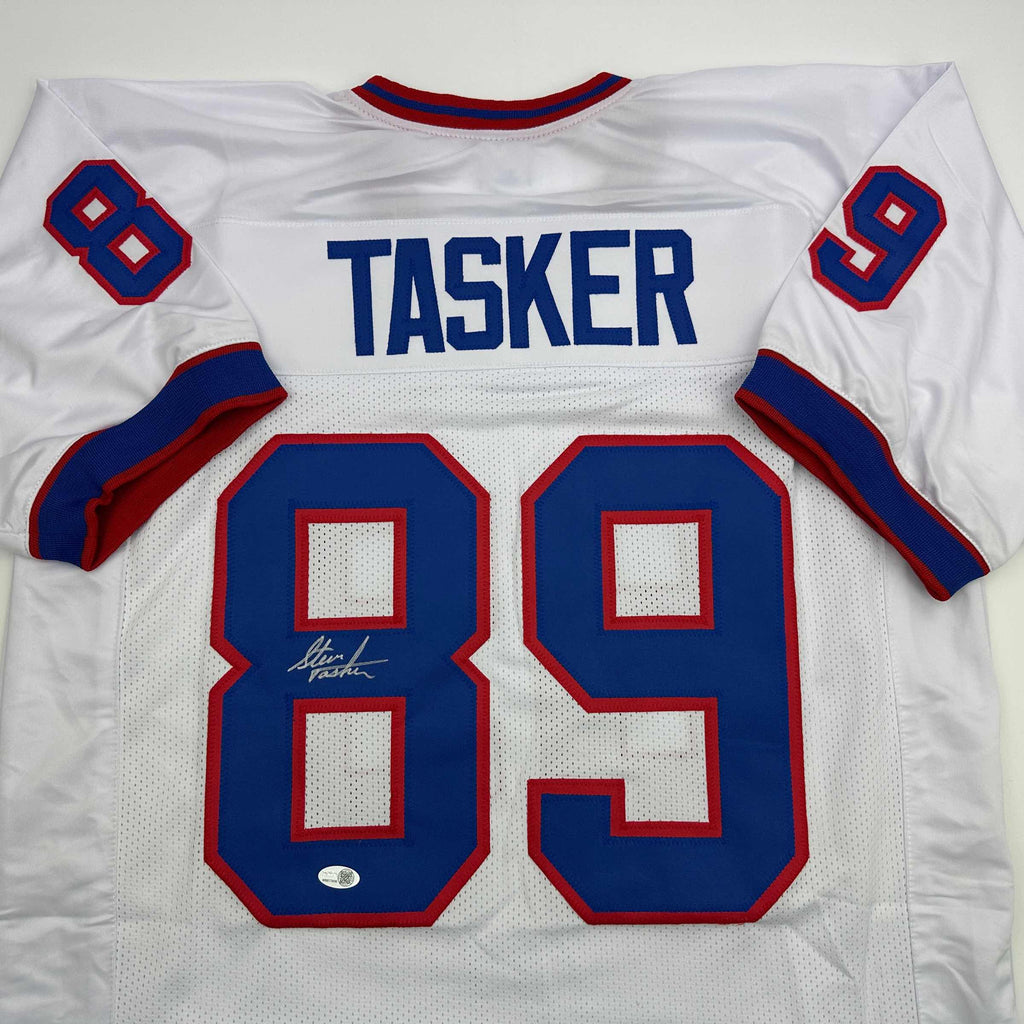 autographed-signed-steve-tasker-buffalo-white-football-jersey-jsa-coa