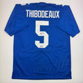 autographed-signed-kayvon-thibodeaux-new-york-blue-football-jersey-jsa-coa