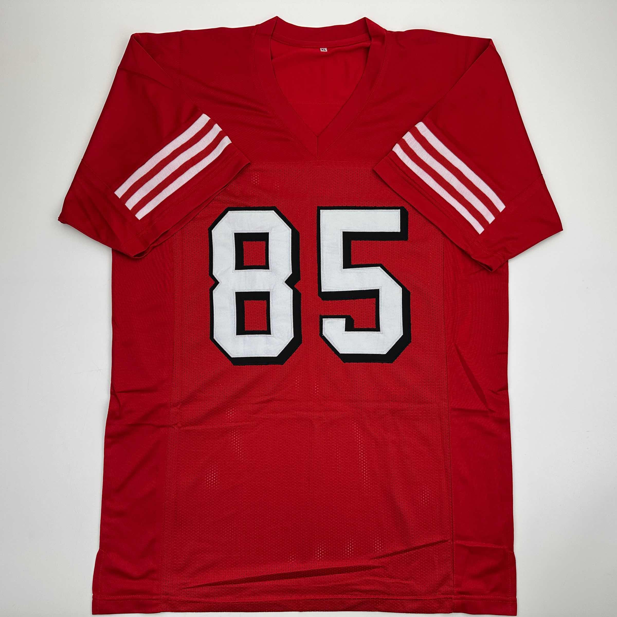 autographed-signed-george-kittle-san-francisco-red-alternate-football-jersey-beckett-bas-coa