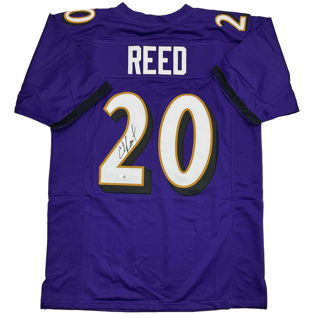 autographed-signed-ed-reed-baltimore-purple-football-jersey-beckett-bas-coa