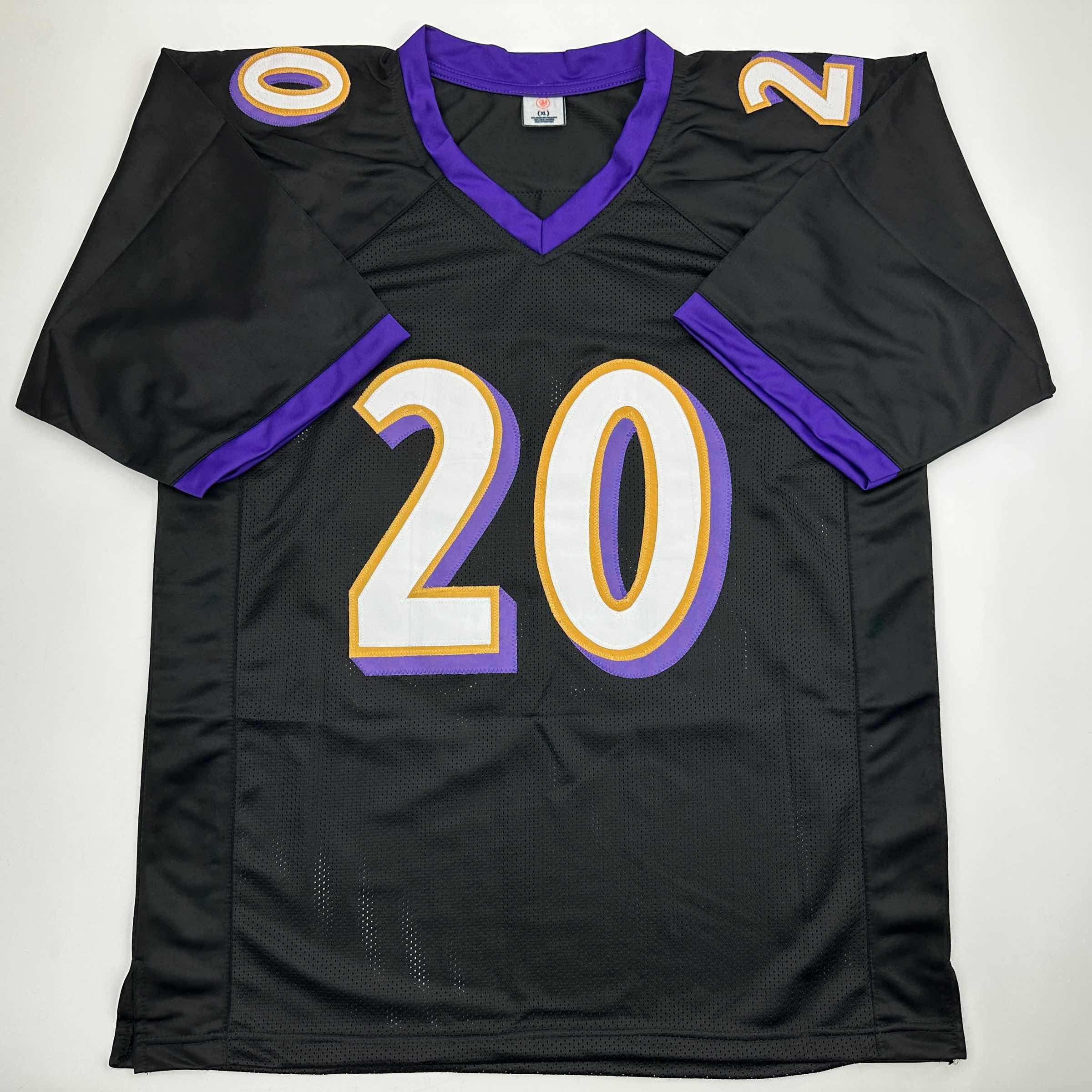 autographed-signed-ed-reed-baltimore-black-football-jersey-beckett-bas-coa