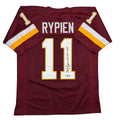 autographed-signed-mark-rypien-sb-xxvi-mvp-washington-burgundy-football-jersey-beckett-bas-coa