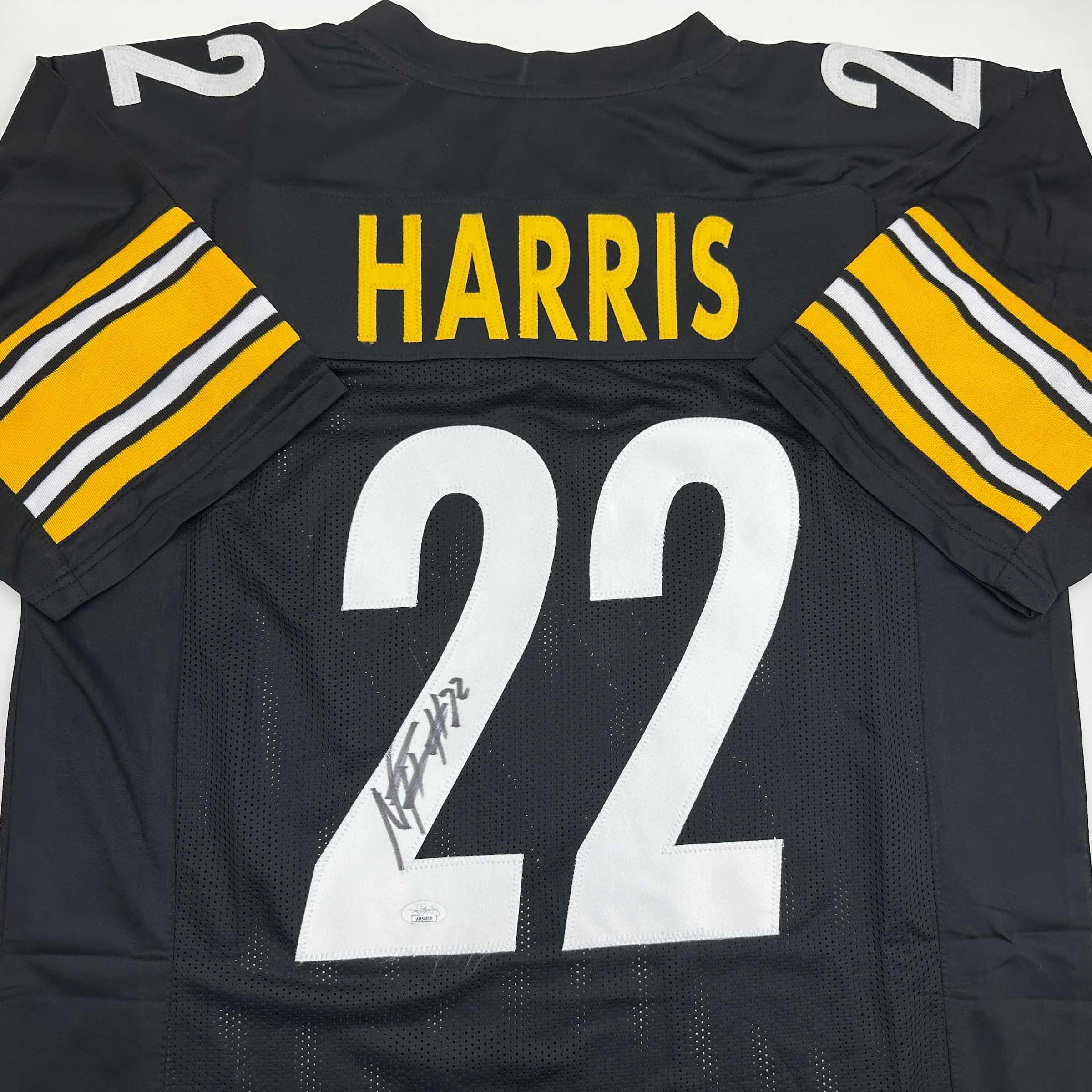 autographed-signed-najee-harris-pittsburgh-black-football-jersey-jsa-coa