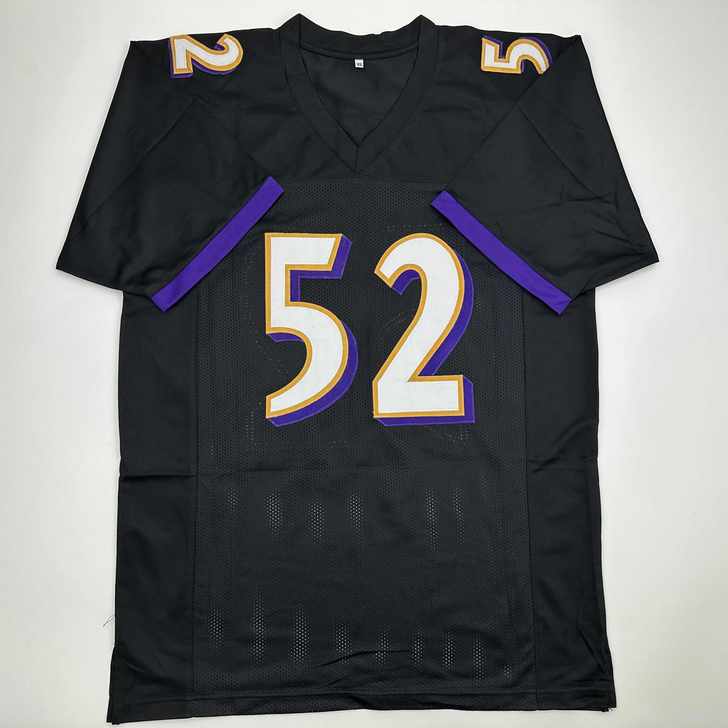 autographed-signed-ray-lewis-baltimore-black-football-jersey-beckett-bas-coa