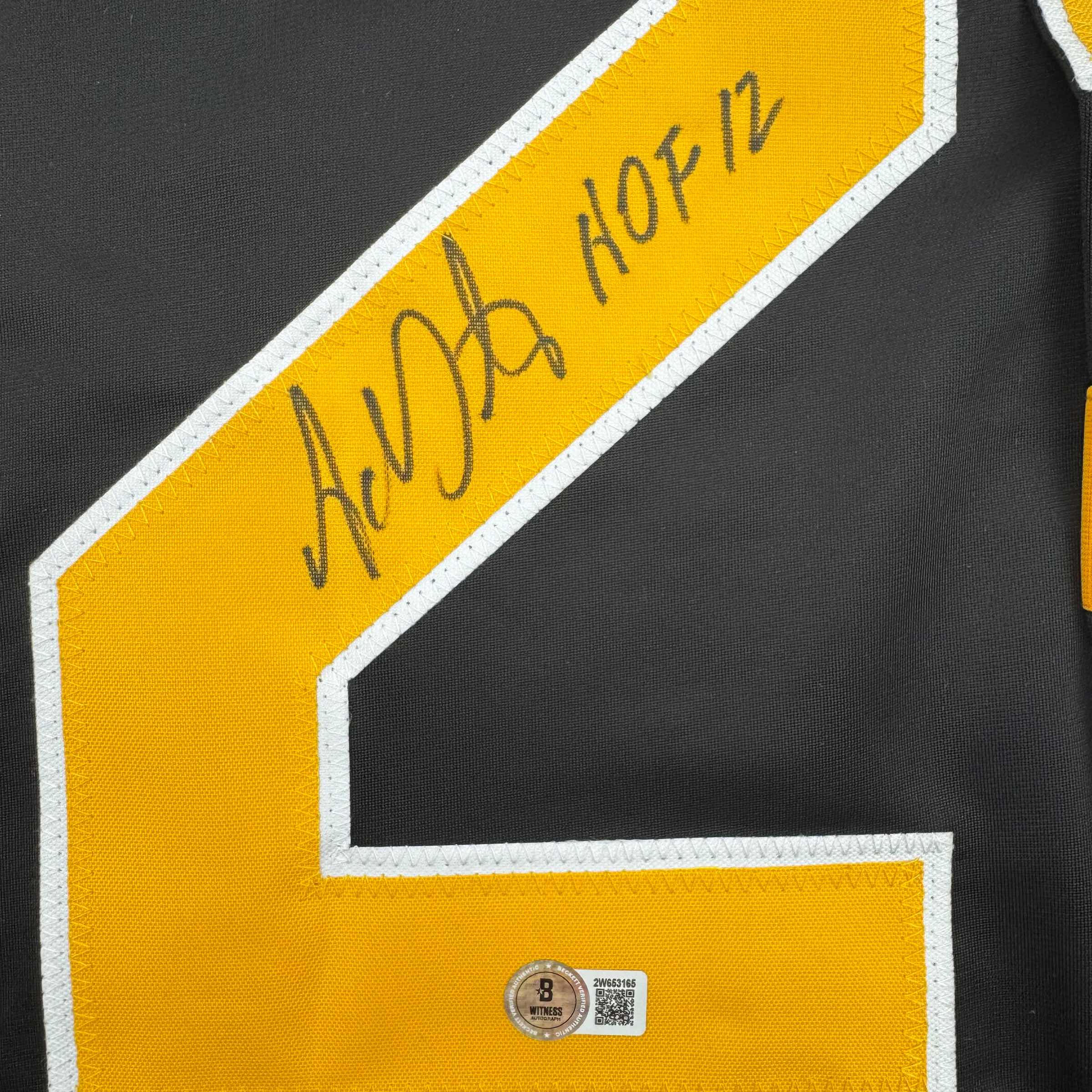 autographed-signed-adam-oates-hof-12-boston-black-hockey-jersey-beckett-bas-coa
