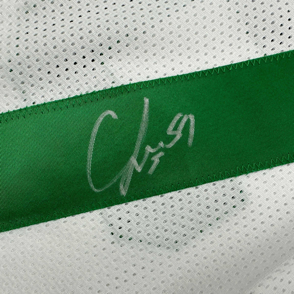 autographed-signed-cj-c-j-mosley-new-york-white-football-jersey-jsa-coa