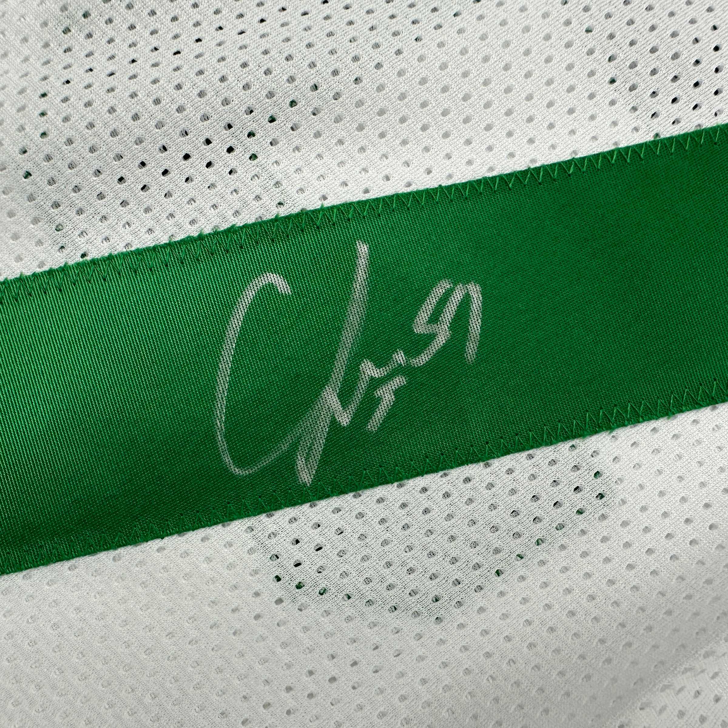 autographed-signed-cj-c-j-mosley-new-york-white-football-jersey-jsa-coa