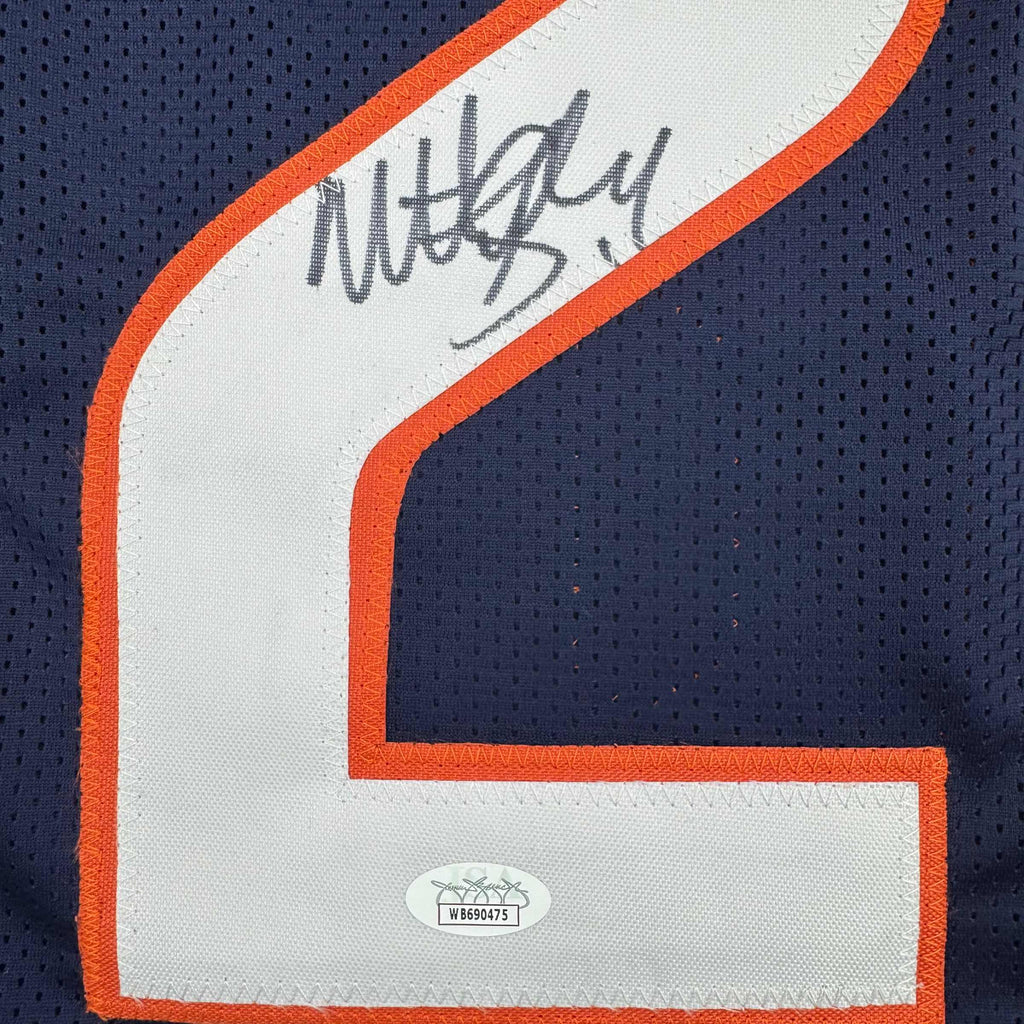 autographed-signed-matt-suhey-chicago-blue-football-jersey-jsa-coa