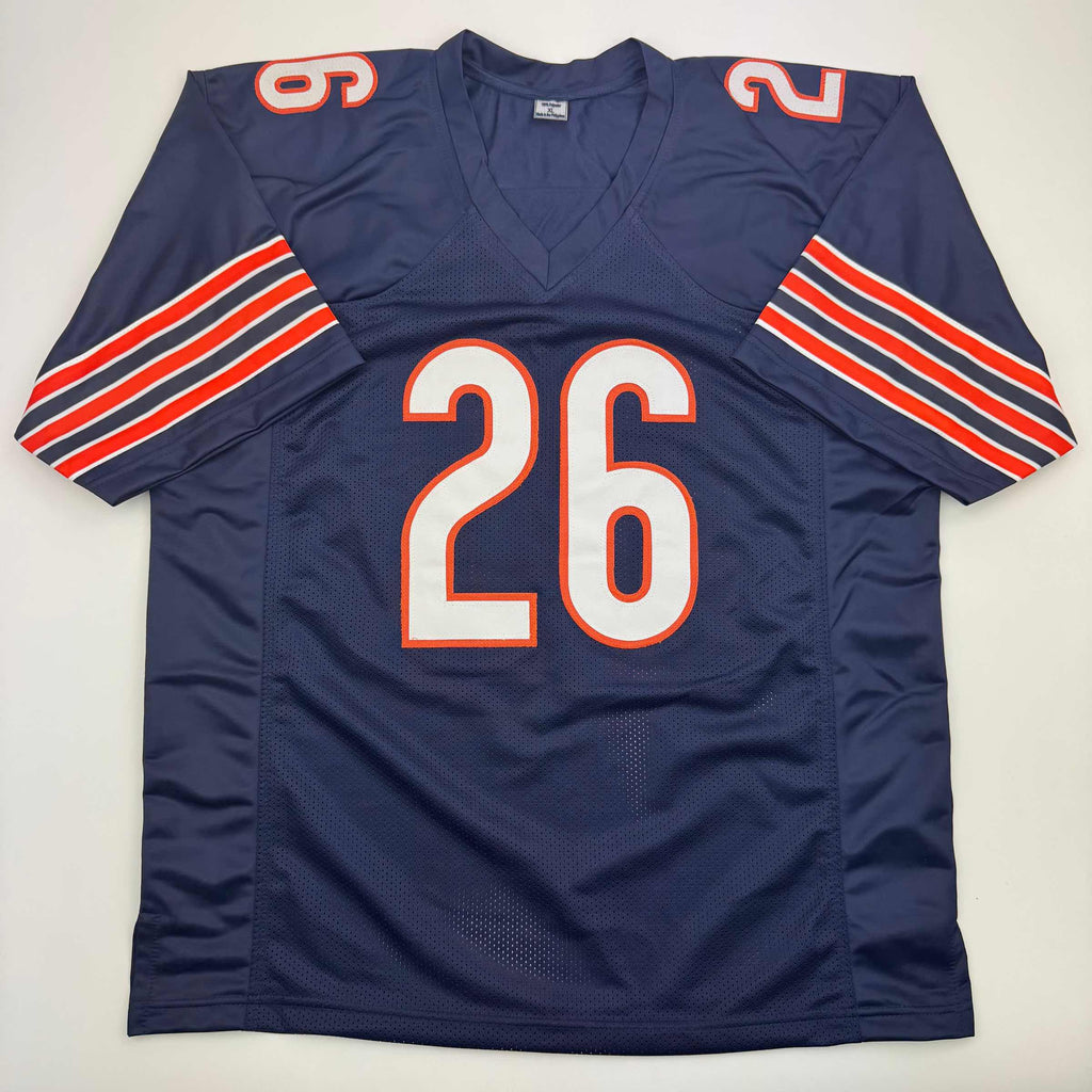 autographed-signed-matt-suhey-chicago-blue-football-jersey-jsa-coa