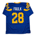 autographed-signed-marshall-faulk-st-louis-blue-football-jersey-beckett-bas-coa