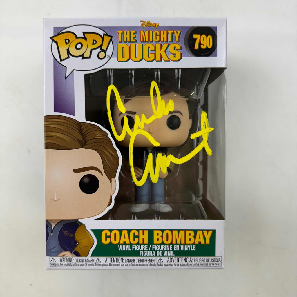 autographed-signed-coach-gordon-bombay-emilio-estevez-the-mighty-ducks-funko-pop-790-movie-figurine-toy-jsa-coa