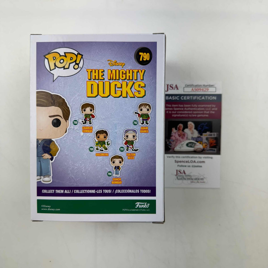 autographed-signed-coach-gordon-bombay-emilio-estevez-the-mighty-ducks-funko-pop-790-movie-figurine-toy-jsa-coa