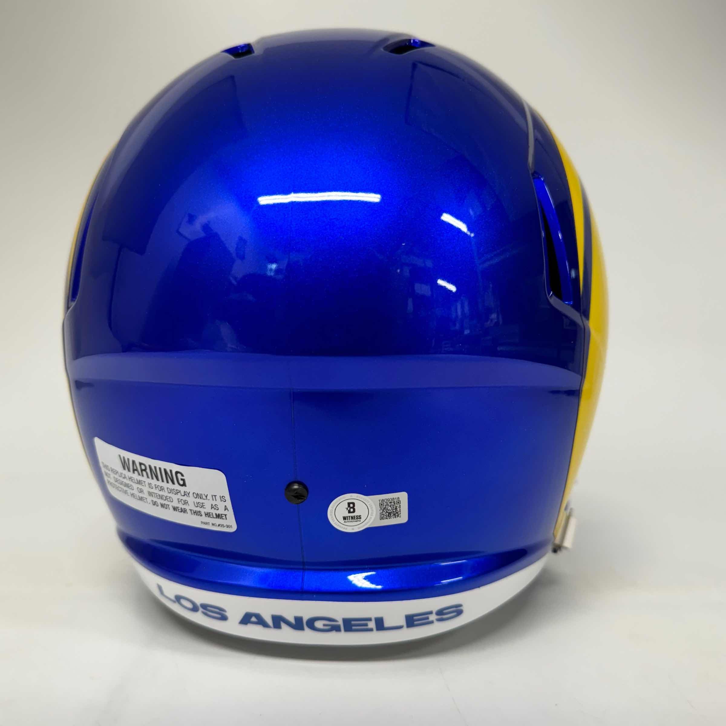 autographed-signed-aaron-donald-los-angeles-rams-full-size-f-s-football-helmet-beckett-coa