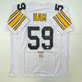 autographed-signed-jack-ham-hof-88-pittsburgh-white-football-jersey-jsa-coa