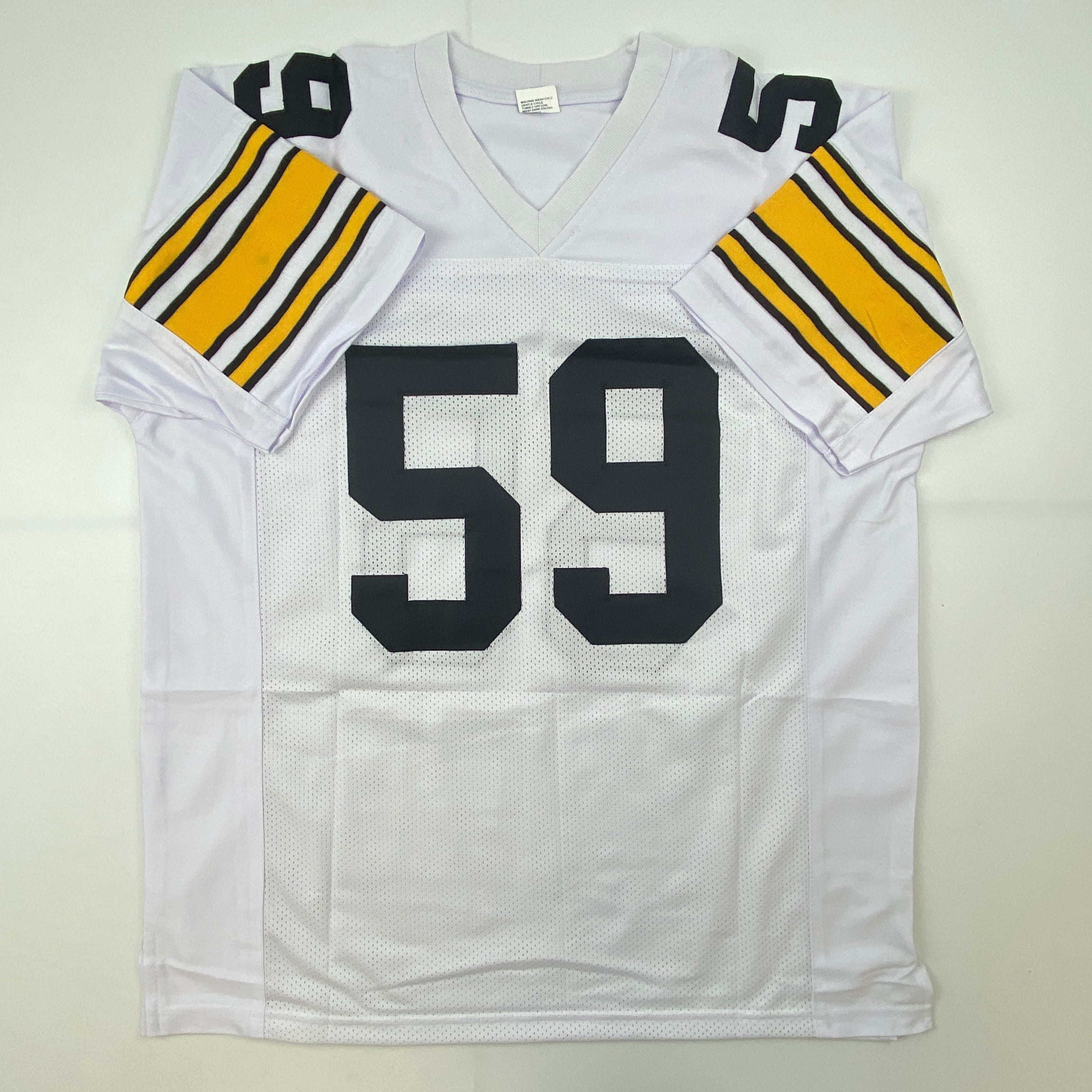 autographed-signed-jack-ham-hof-88-pittsburgh-white-football-jersey-jsa-coa