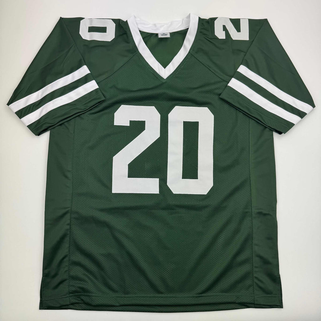 autographed-signed-breece-hall-new-york-green-football-jersey-jsa-coa