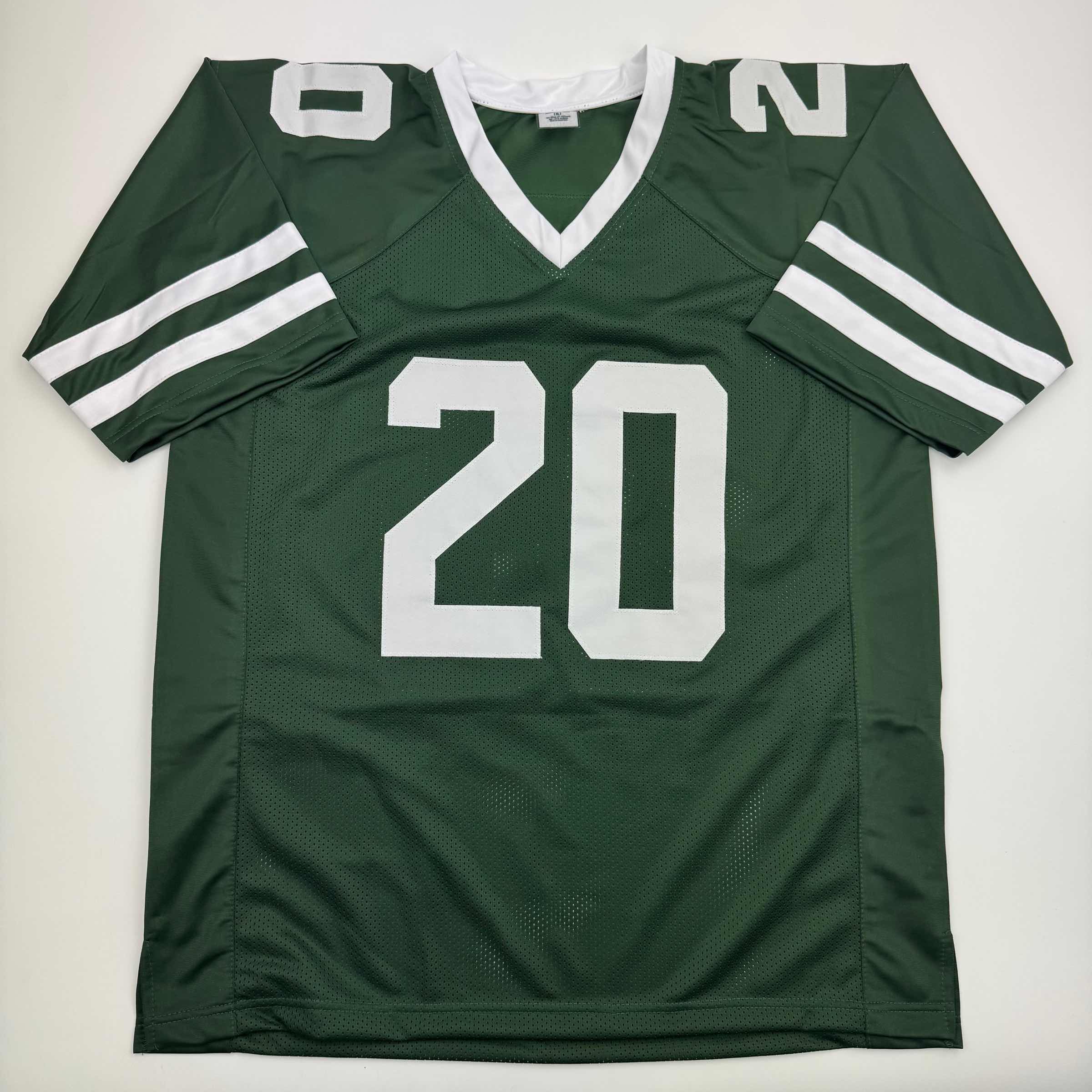 autographed-signed-breece-hall-new-york-green-football-jersey-jsa-coa