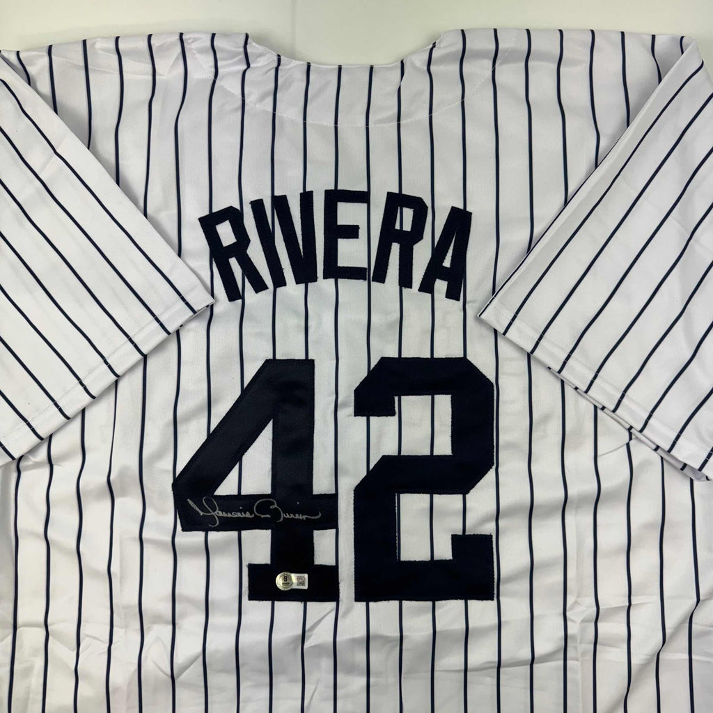 autographed-signed-mariano-rivera-new-york-pinstripe-baseball-jersey-beckett-bas-coa-holo