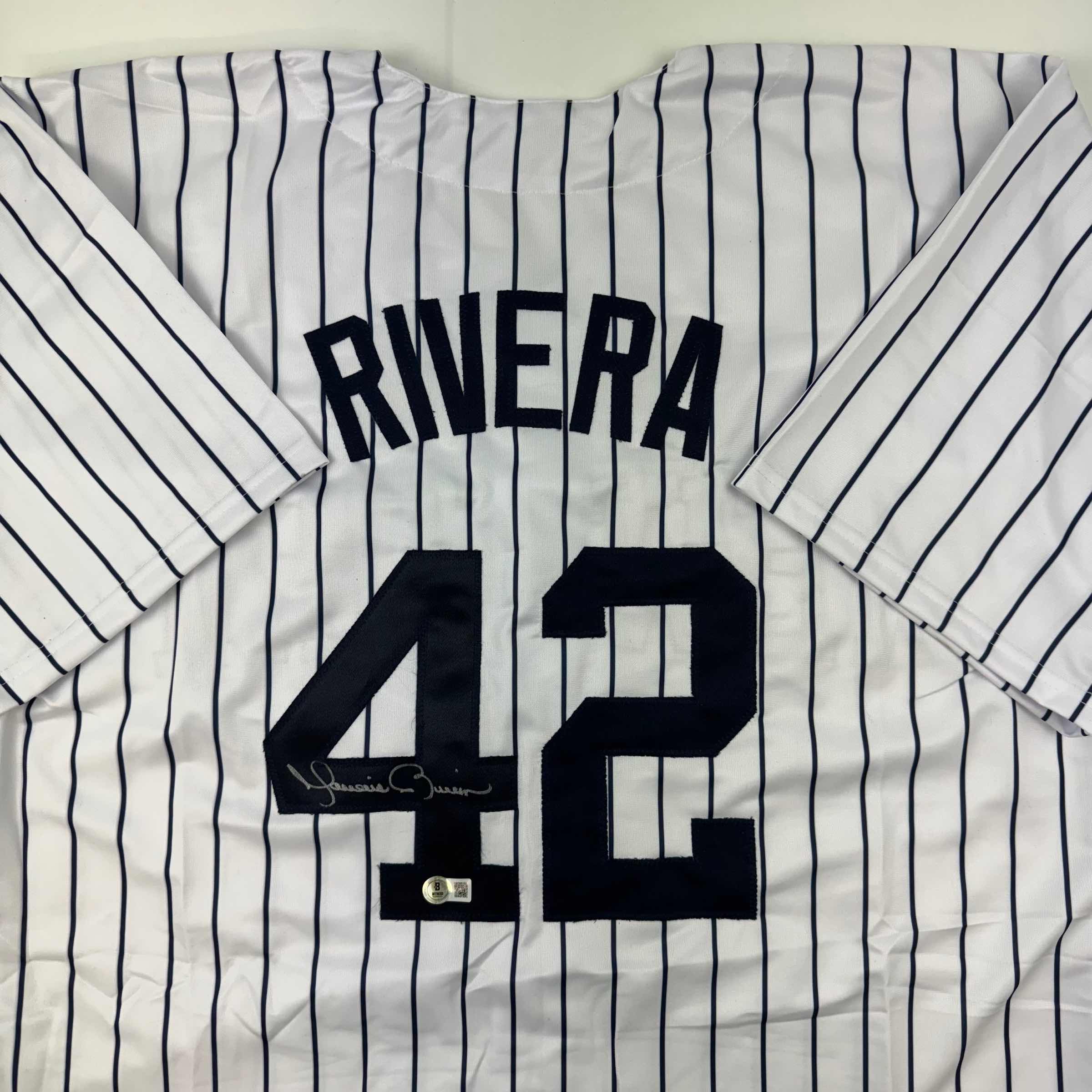 autographed-signed-mariano-rivera-new-york-pinstripe-baseball-jersey-beckett-bas-coa-holo