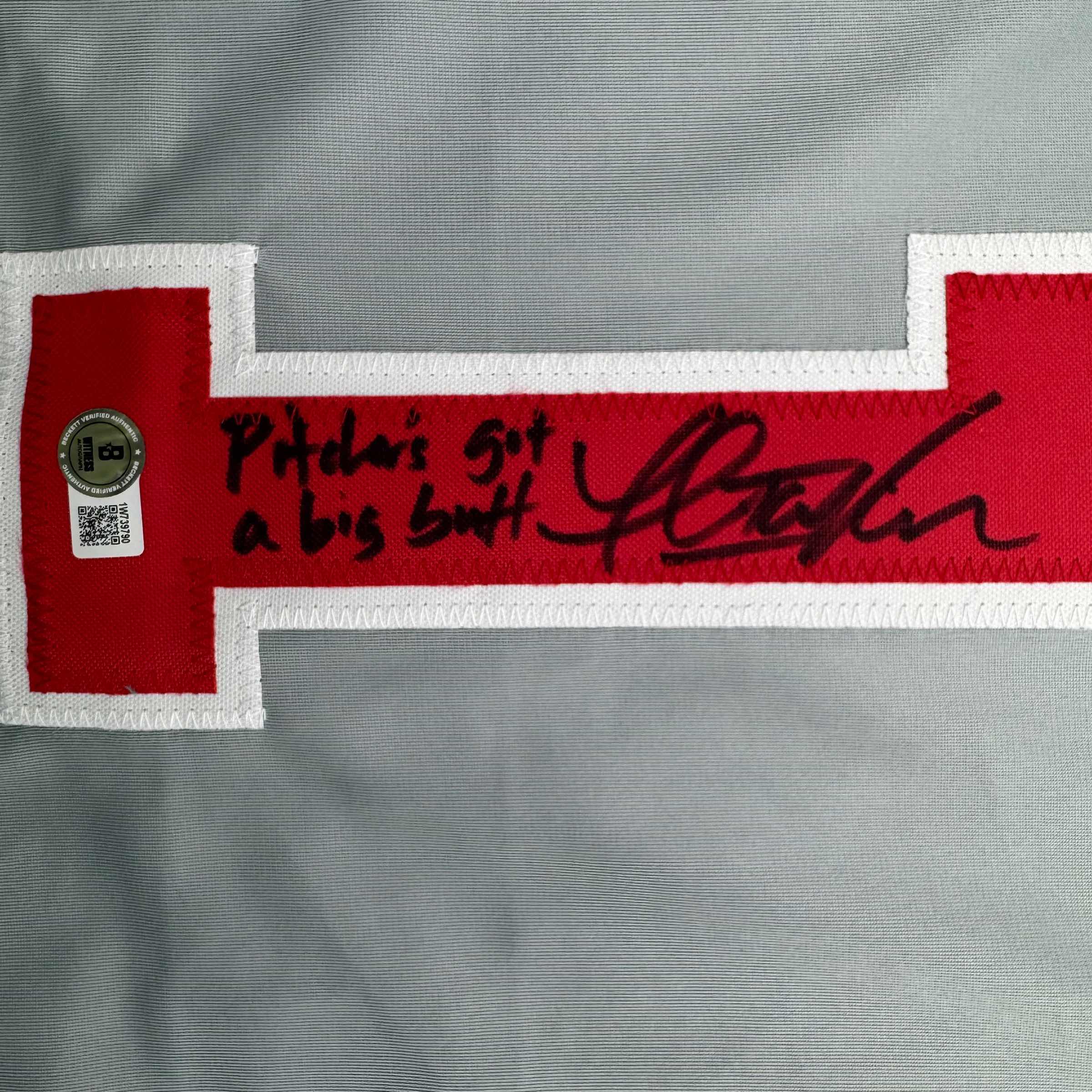 autographed-signed-thomas-ian-nicholas-rookie-of-the-year-chicago-grey-baseball-jersey-beckett-bas-coa