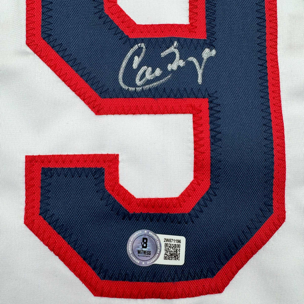 autographed-signed-carlos-baerga-cleveland-white-baseball-jersey-beckett-bas-coa