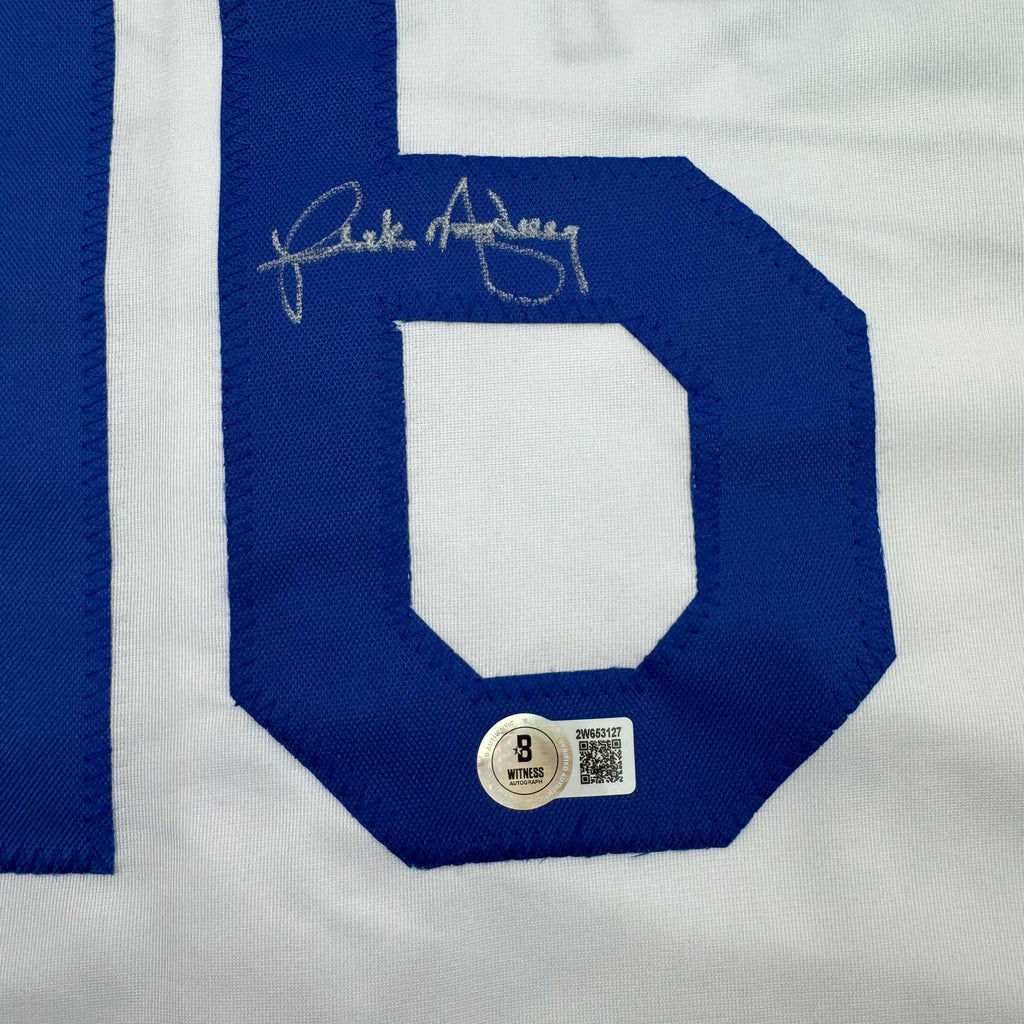 autographed-signed-rick-monday-los-angeles-la-white-baseball-jersey-beckett-bas-coa