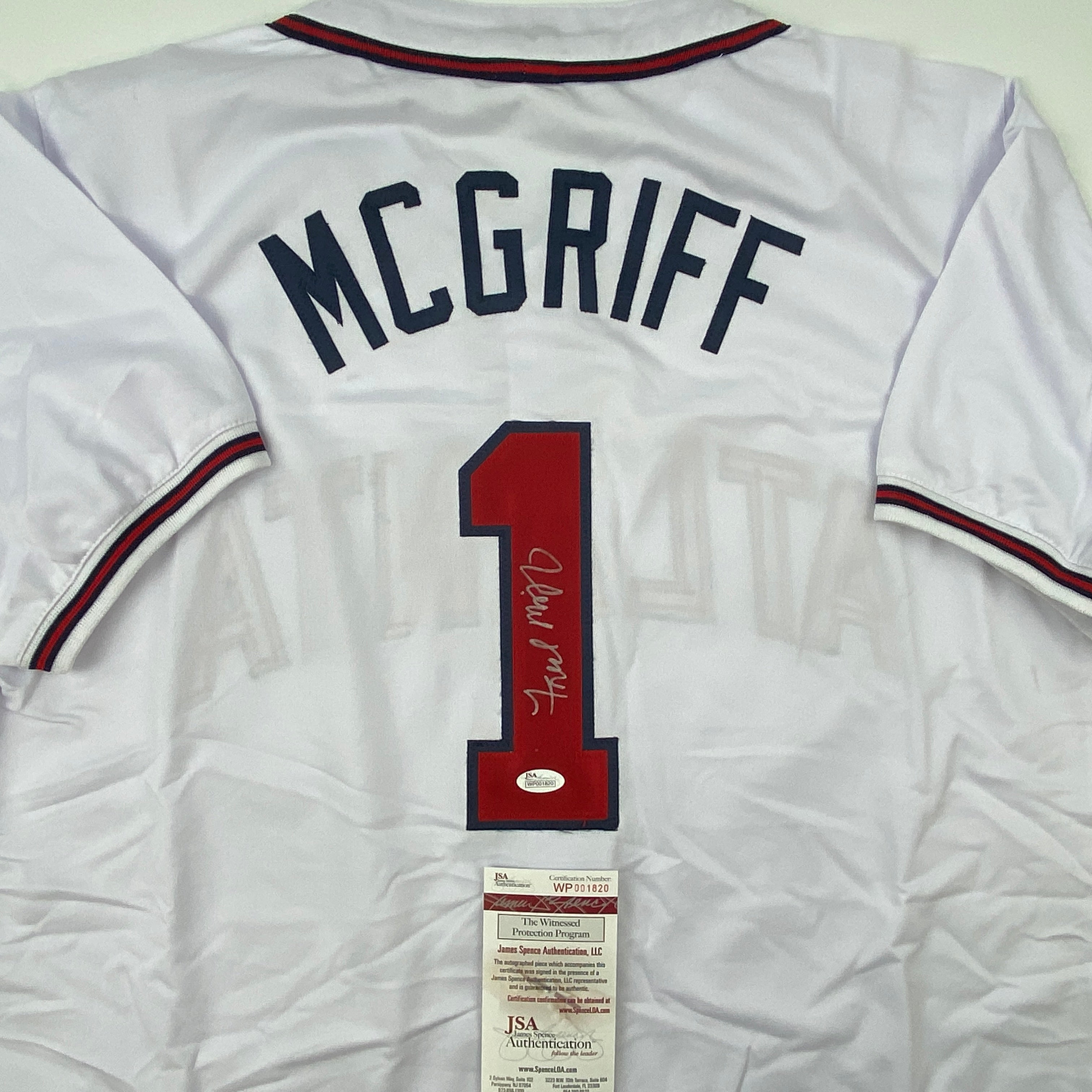 autographed-signed-fred-mcgriff-atlanta-white-baseball-jersey-jsa-coa