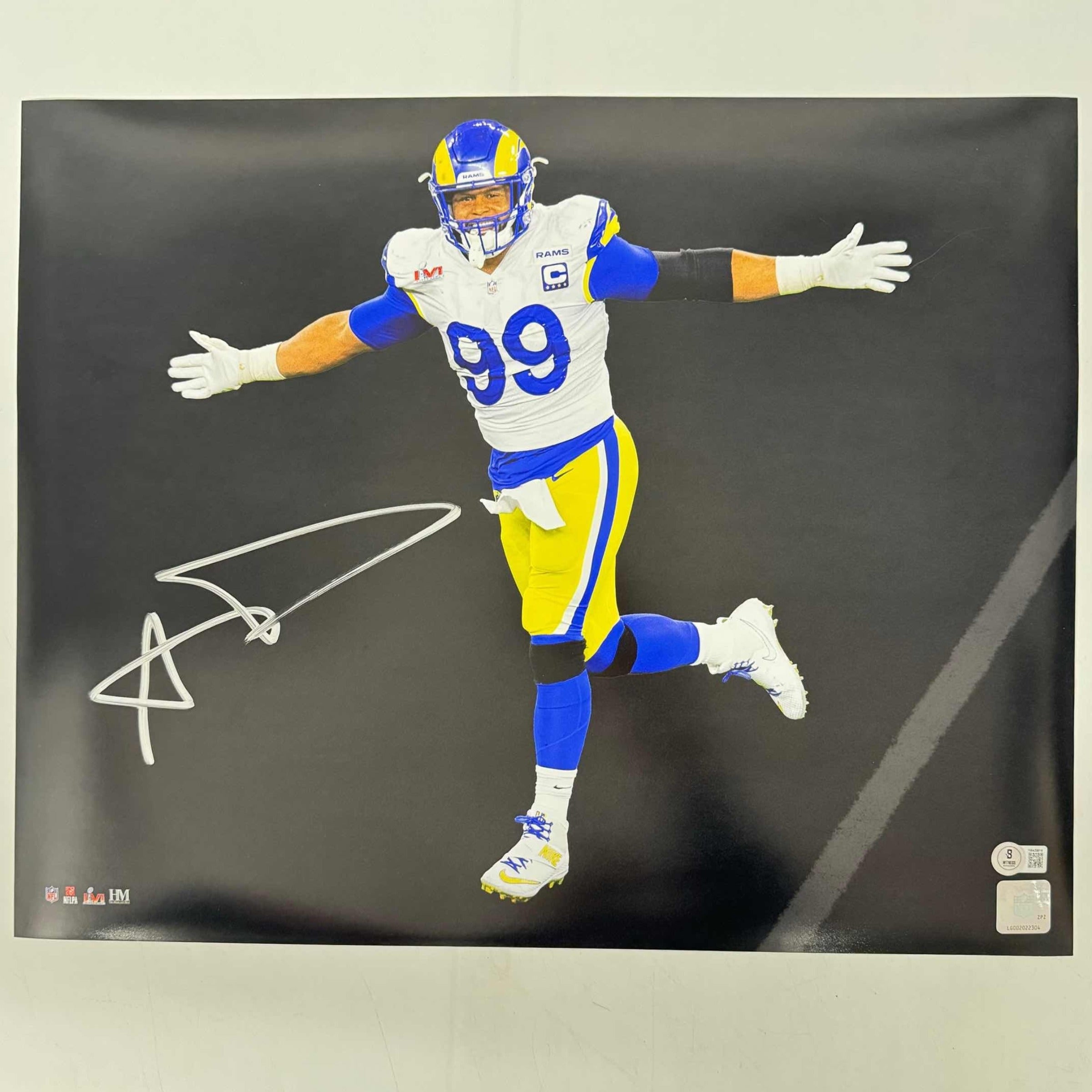 autographed-signed-aaron-donald-los-angeles-la-rams-16x20-football-photo-jsa-coa-7