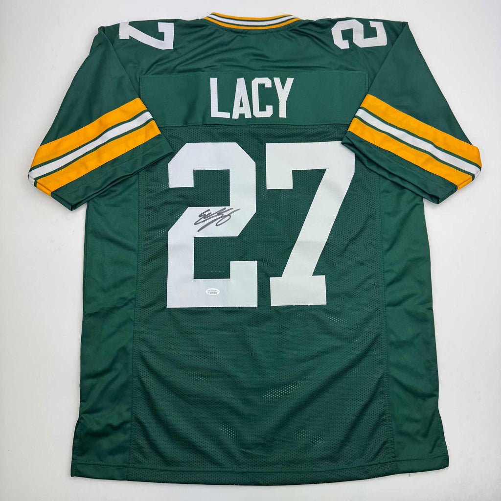 autographed-signed-eddie-lacy-green-bay-green-football-jersey-jsa-coa