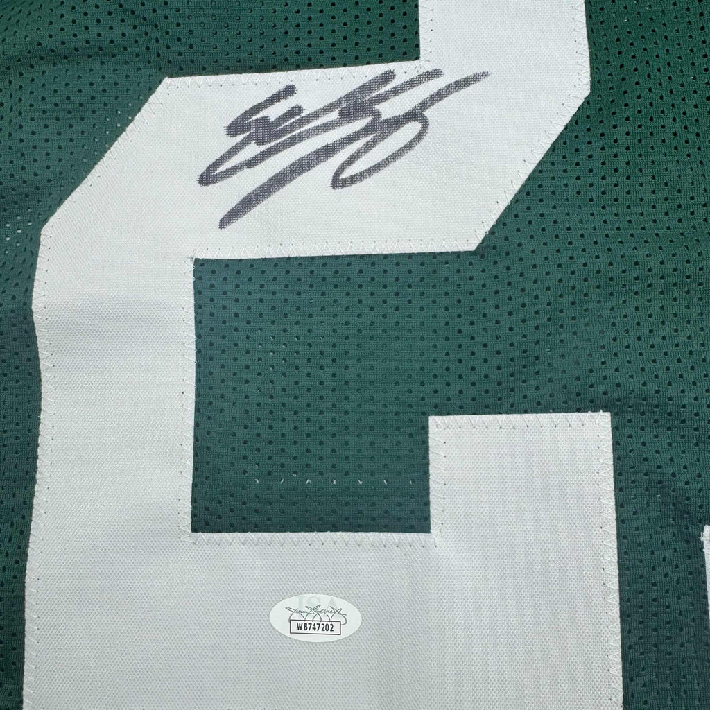 autographed-signed-eddie-lacy-green-bay-green-football-jersey-jsa-coa
