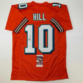 autographed-signed-tyreek-hill-miami-orange-retro-football-jersey-jsa-coa