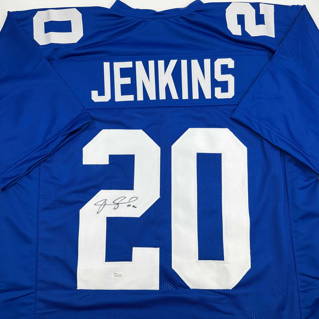 autographed-signed-janoris-jenkins-jackrabbit-new-york-blue-football-jersey-jsa-coa
