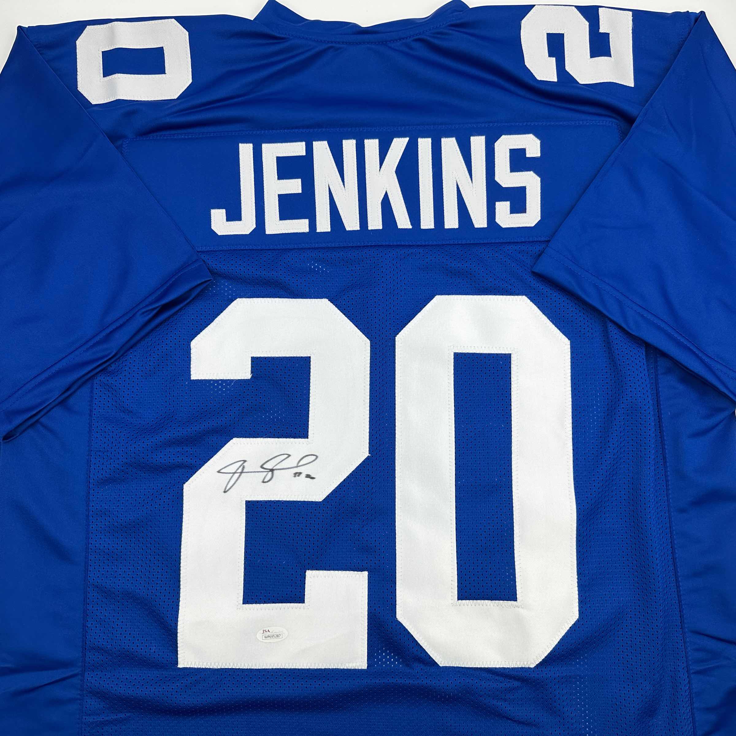 autographed-signed-janoris-jenkins-jackrabbit-new-york-blue-football-jersey-jsa-coa